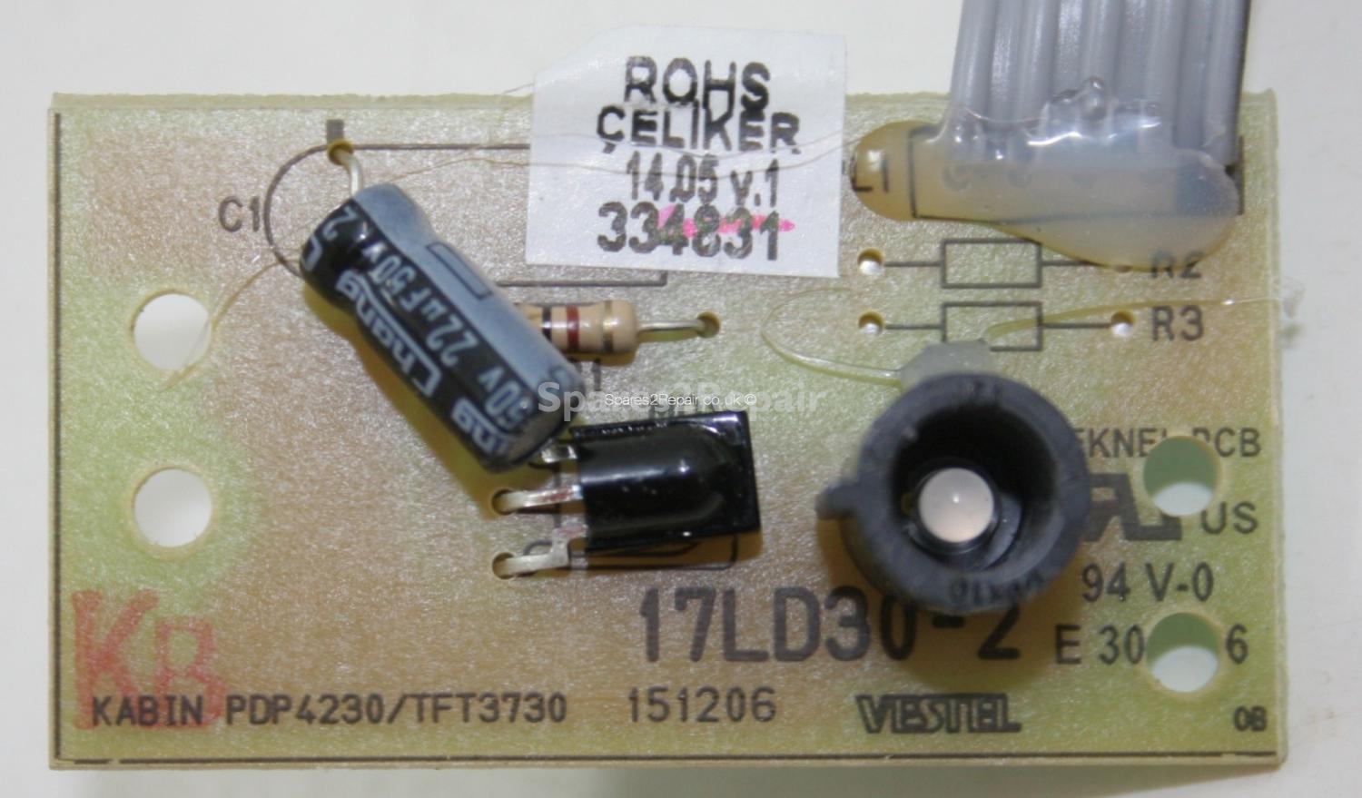 Hitachi 37LD8D20UA - IR - 17LD30-2 - PDP4230-TFT3730