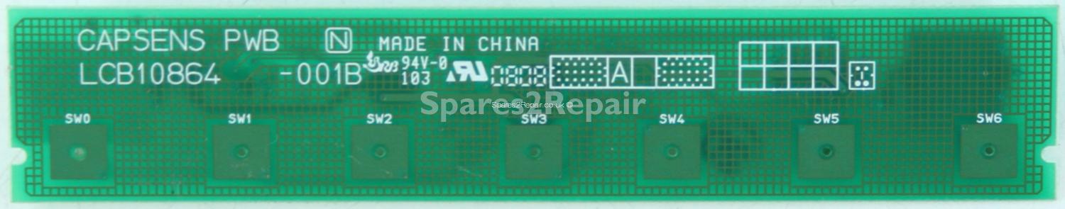 JVC LT-42DS9BJ - Touch Controls - LCA10864 - LCB10864 -001B - SFT-7701A