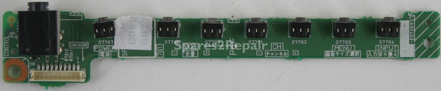 JVC LT-32DS6BJ - Buttons - CONTROL PB - LCA90469 - LCB90469-001C