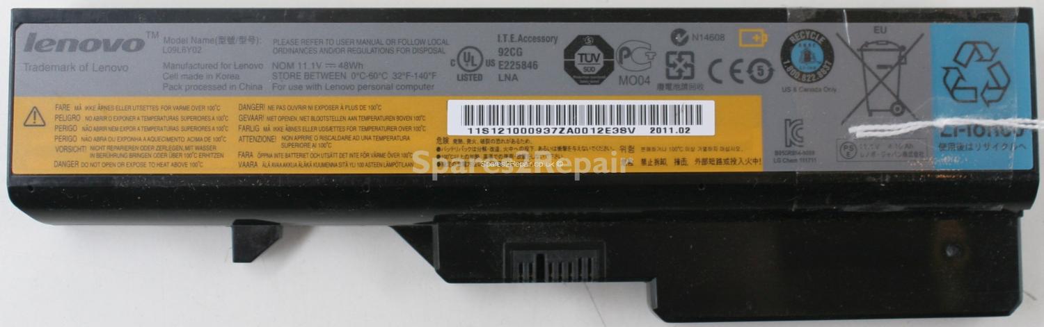 Lenovo G560E - Battery - L09L6Y02 - 48Wh - 11.1V - Li-ion (Original)