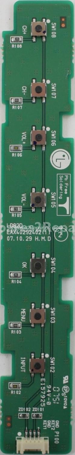 LG 32LG5700 - Buttons - EAX40292402(1) - LD82D