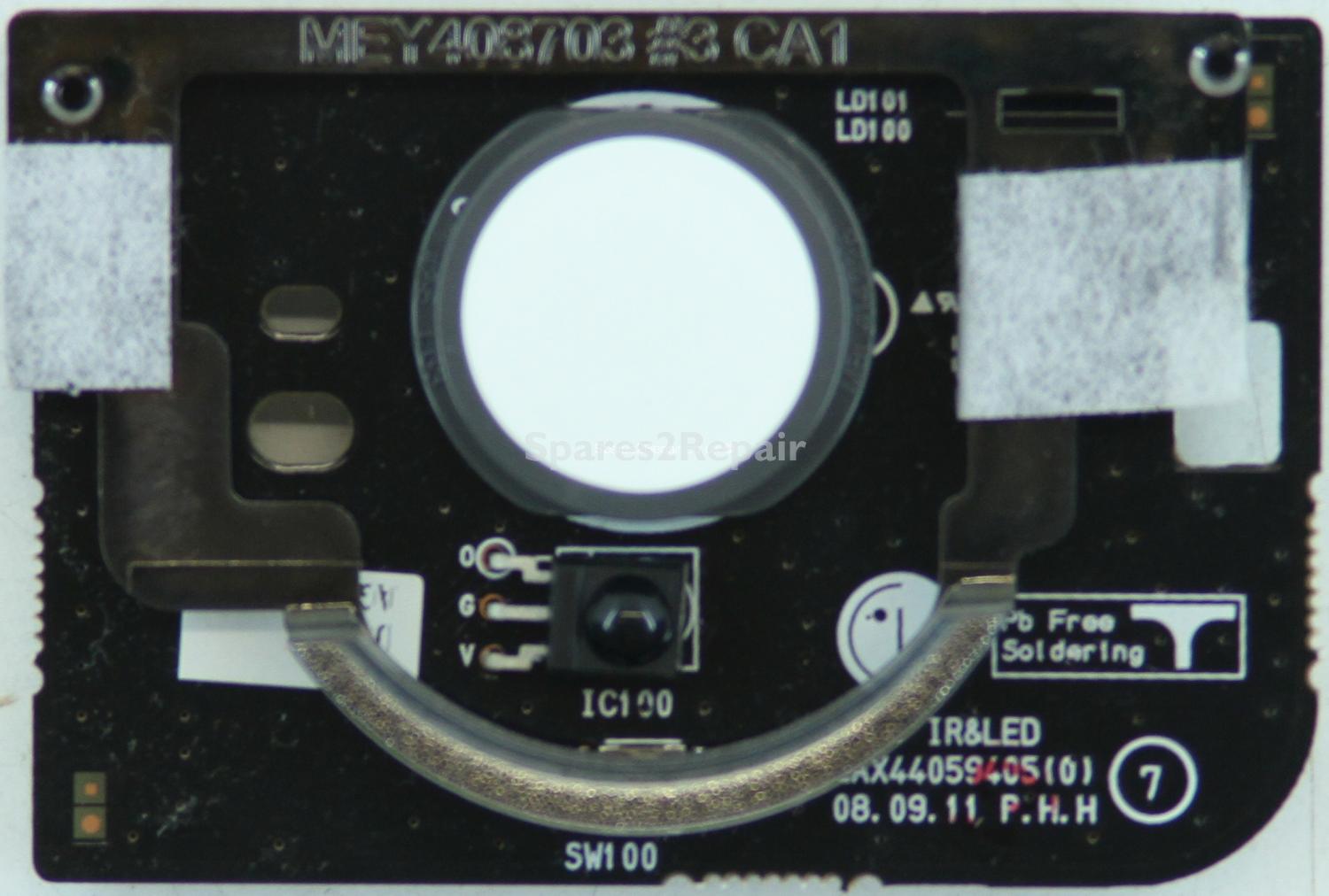 LG 32LG300C - IR & Power Button - EAX44059405(0) - LG30 IR&LED - AGF57491601
