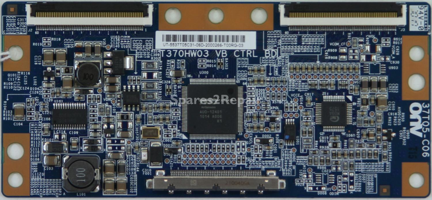 LG 37LD490 - T-Con - T370HW03 VB CTRL BD - 55.37T05.C31 - 37T05-C06