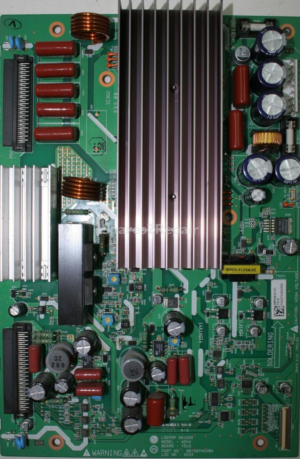 LG 42PC56 - YSUS - EBR36632701 - 6870QYH008A - 42X4 YSUS - PDP 0