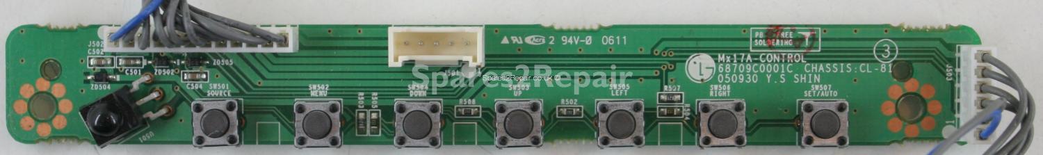 LG M1717A-BZ - Buttons & IR - Mx17A_CONTROL - 68709C0001C - 050930