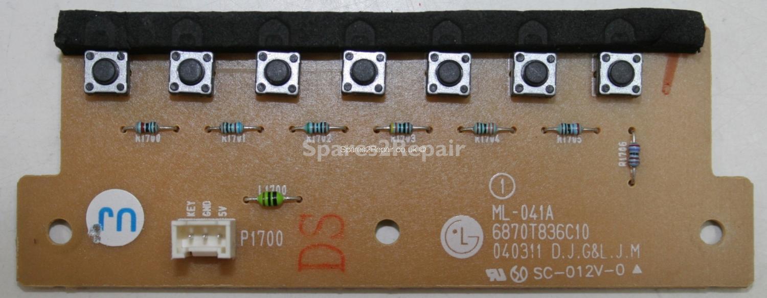 LG RZ-32LZ55 - Buttons - 6870T836C10 - ML-041A - 040311
