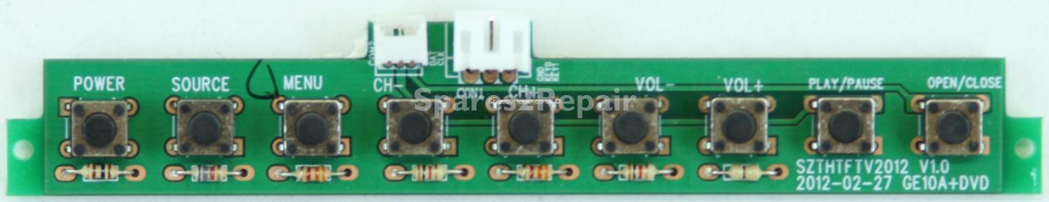 Logik L32HED12 - Buttons - SZTHTFTV2012 - GE10A+DVD