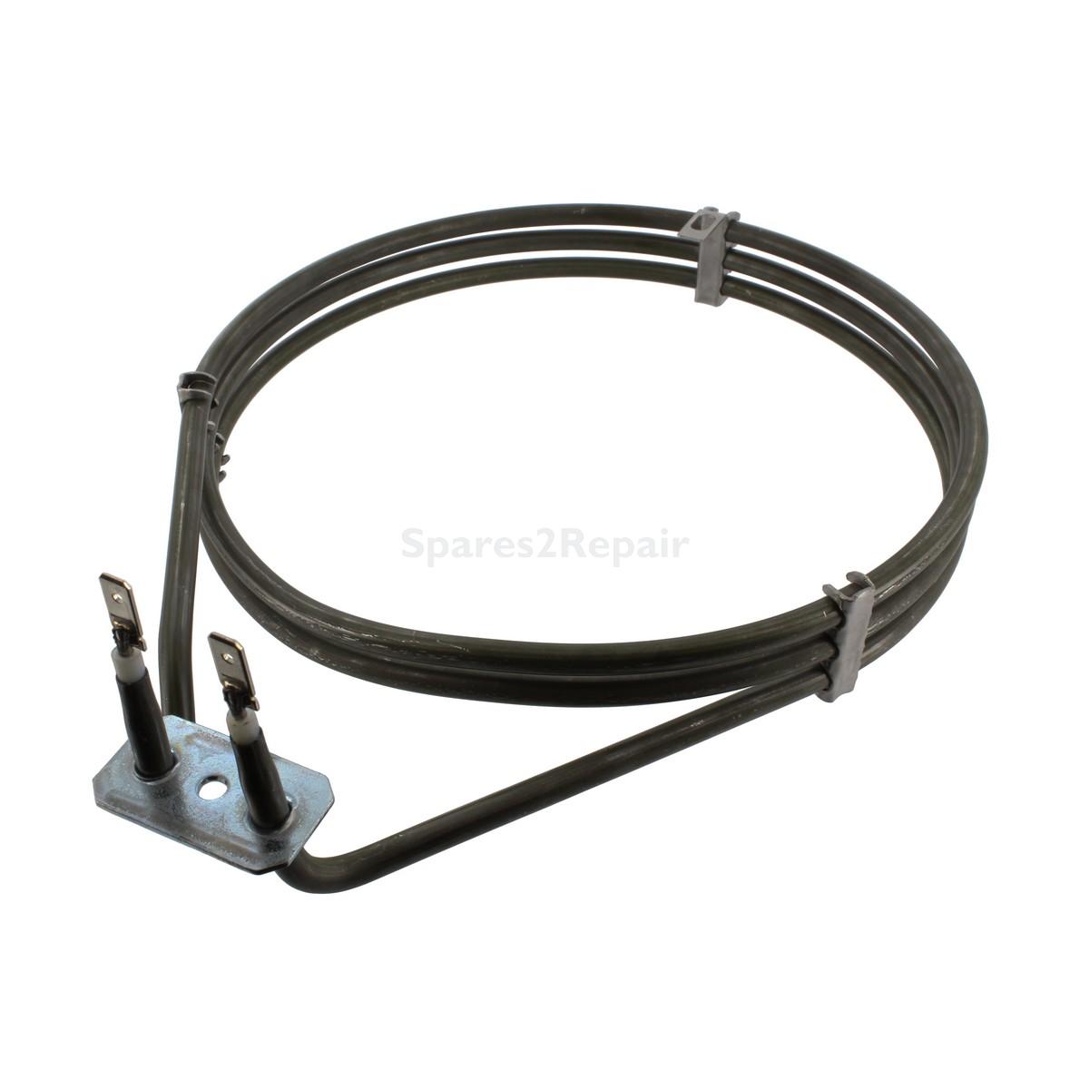 Compatible for AEG B89092-4M, B99698-5-M, BP7614000M; Electrolux EK, EO, ES; John Lewis JLBIOS6; Moffat MSF6; Tricity Bendix TBF6; Zanussi ZBF, ZBQ, ZOB, ZYB Series Fan Oven Element (2000W)