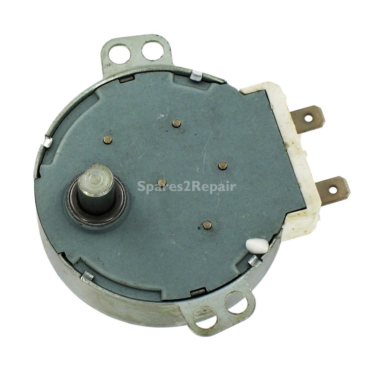 Universal TYC50A LG, Kenwood, Belling, Panasonic, DeLonghi, Goodmans, Russell Hobbs, Hitachi Microwave Circulating Synchronous Motor Assembly (7mm D Shaft, 4W, 2.5mm/3 r/min, CW/CCW, 220V-240VAC, 50/60Hz)