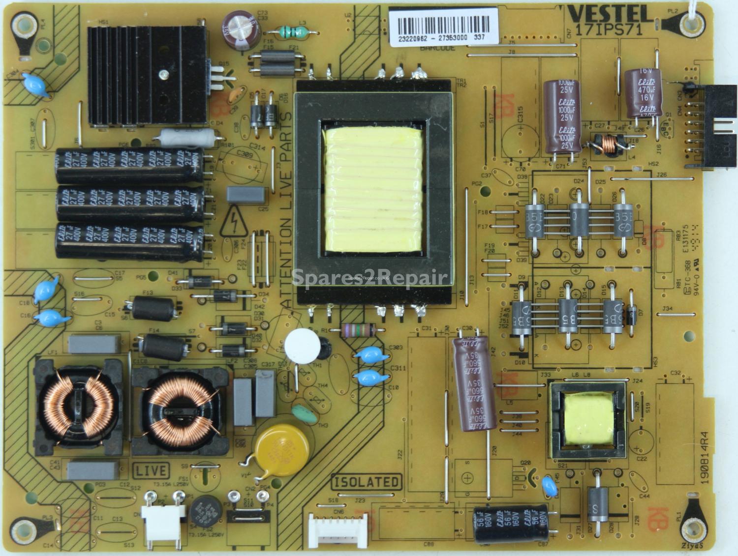 Panasonic TX-40C300B - PSU - 23220962 - 17IPS71 - 190814R4