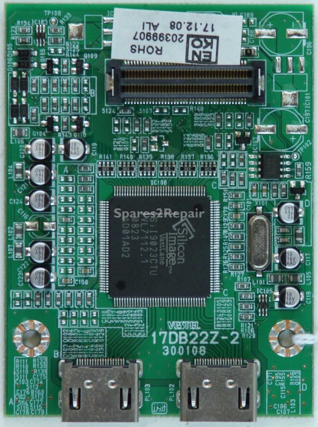 Panasonic TX-L32S10BA - Side AV - TNPA4850