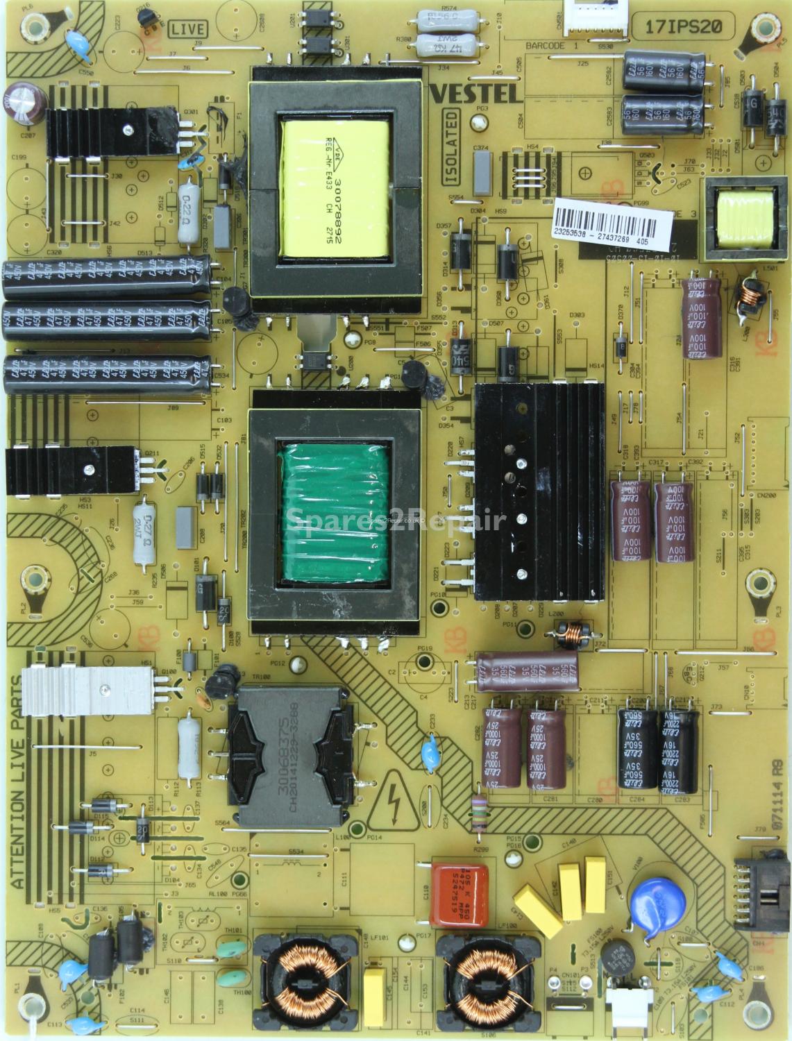 Panasonic TX-48CX400B - PSU - 23253538 - 17IPS20 - 071114R9