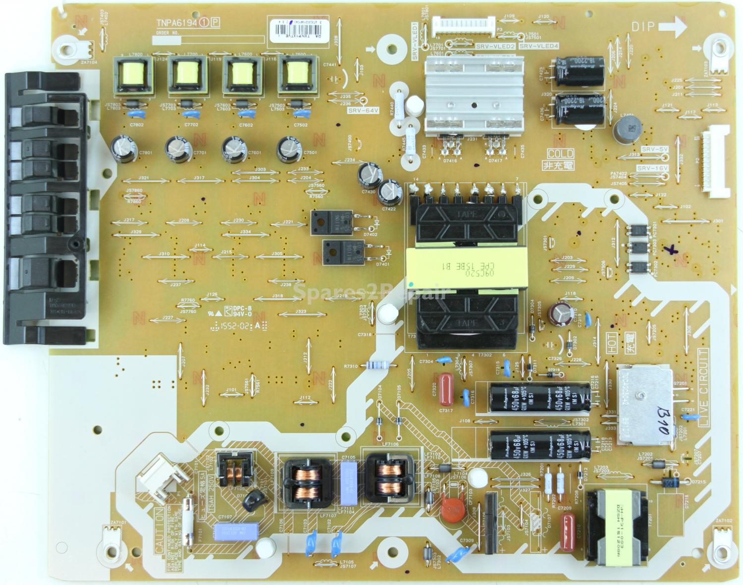 Panasonic TX-40DX700B - Power Supply - TXN/P1XTVE DA - TNPA6194 1P