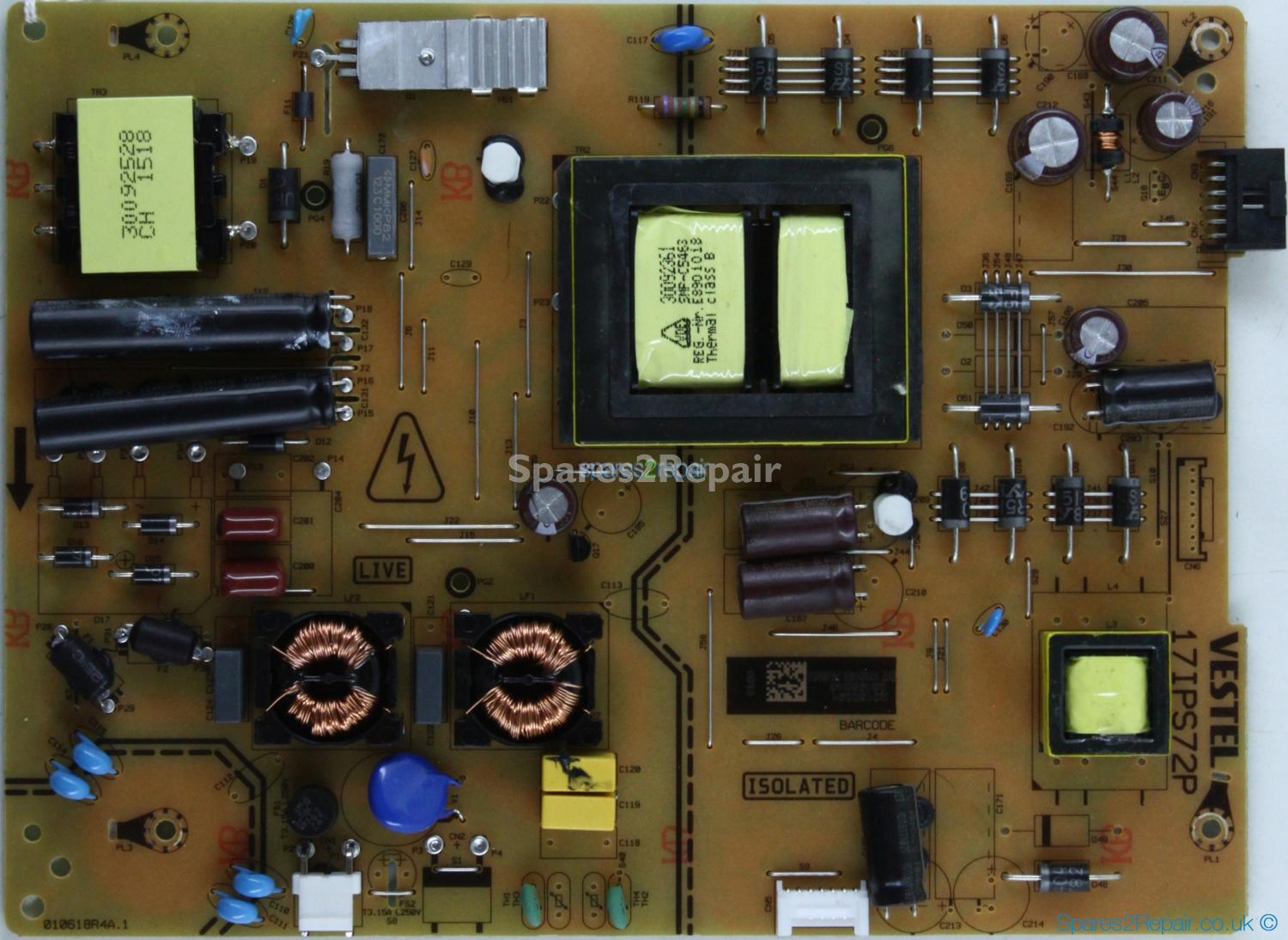 Panasonic TX-55FX550B - Power Supply - 23495240 - 17IPS72P