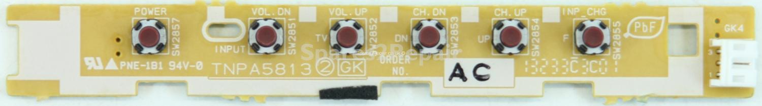 Panasonic TX-L50BL6B - Buttons - TNPA5813 - AC