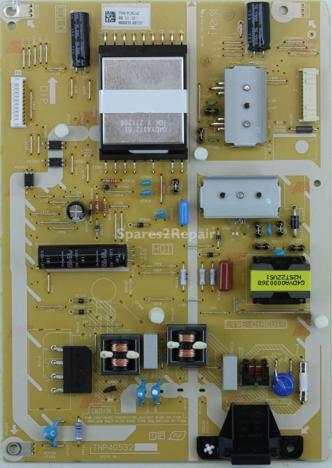Panasonic TX-L50EM5B - PSU - TXN/P1RLUZ - TNP4G532