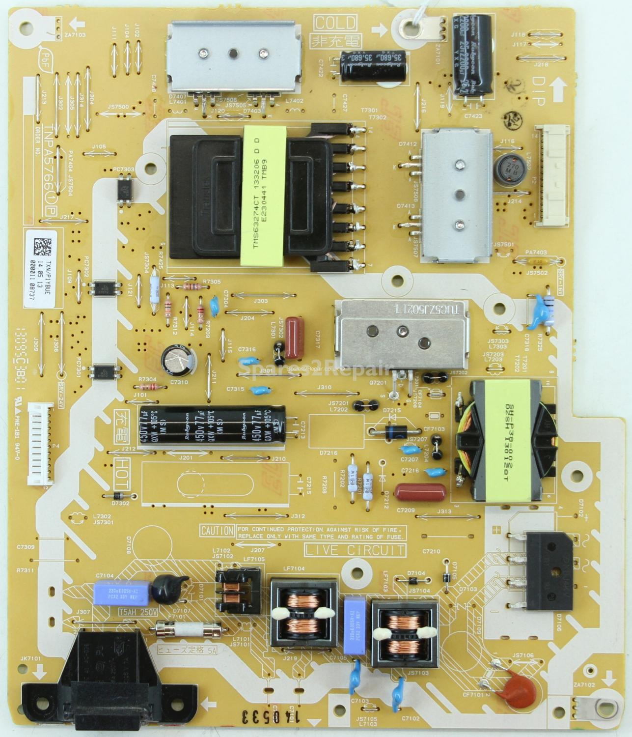 Panasonic TX-L50ET60B - PSU - TNPA5766 1P - TXN/P1YBUE