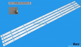 Philips 40 inch Full LED Backlight Array - LB-F3528-GJ40409-B 40D2P5 - GJ-DLEDII P5-400-D409-V7 - GJ-2K15 D2P5-400-D409 - TPT400UA TPT400LA