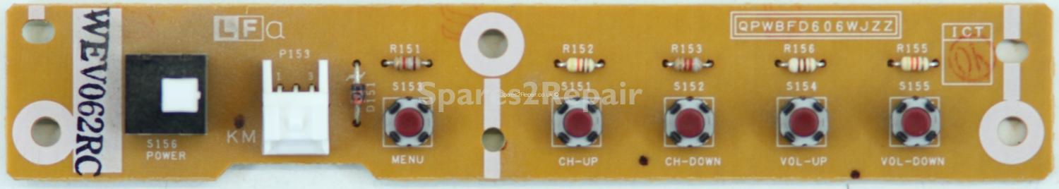 Philips 32PF5522D/05 - Buttons - QPWBFD606WJZZ