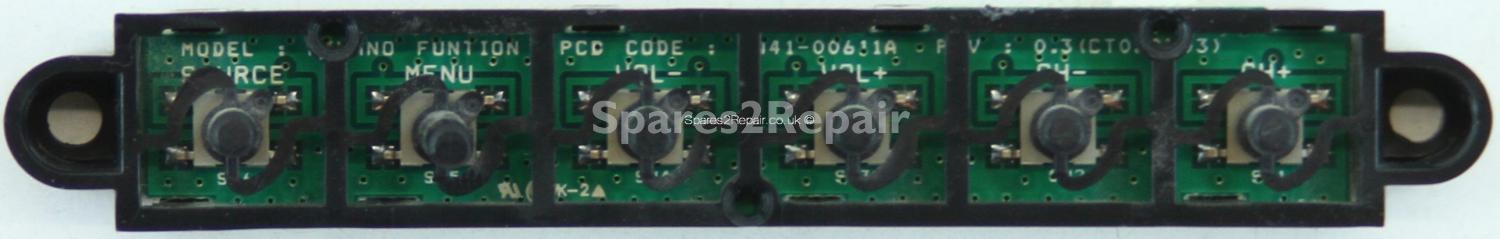 Samsung LE32M51B - Buttons - BN41-00611A - REV0.3 - CT050503 - MILANO FUNCTION