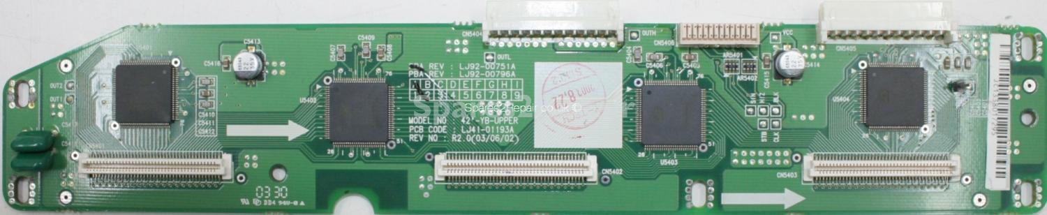 Samsung PS-42P3S - DRV - 42-YB-UPPER - LJ41-01193A R1.7