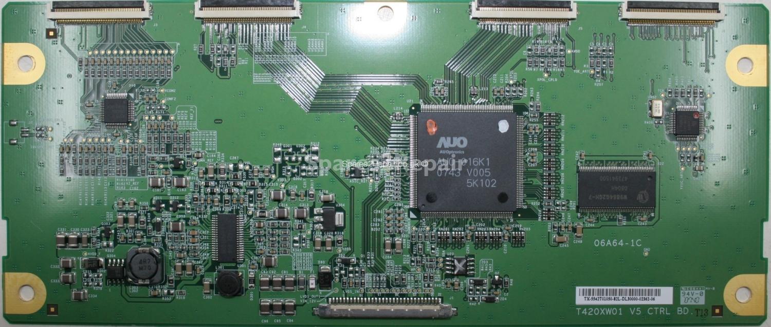 Sanyo CE42LD33-B - LVDS - 06A64-1C - T420XW01 V5 CTRL BD