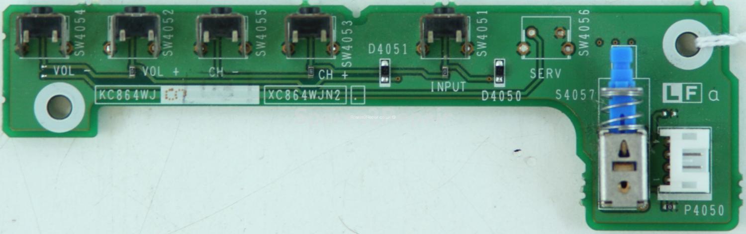 Sharp LC-32GA6E - Buttons - KC864WJ - XC864WJN2 (Without Plastic)