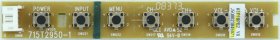 Sharp LC-265B25E - Buttons - 715T2950-1 (Without Plastic)