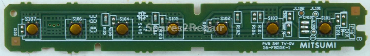 Sony KDL-40EX403 - Buttons - 56-F855E-1