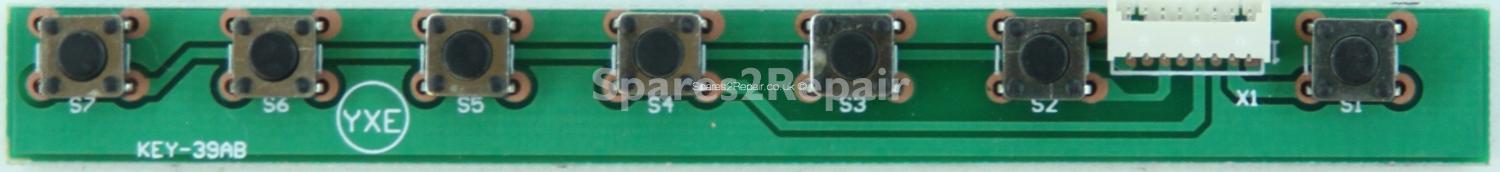 UMC 39/63G-GB-3B-FTCU-UK - Buttons - KEY-39AB (Without Plastic)