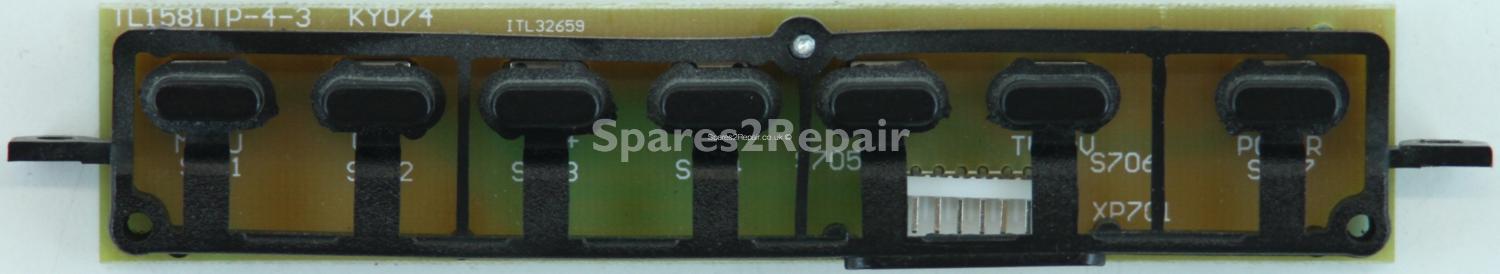 UMC L216/22B-GB-TCDF-UK - Buttons - TL1581TP-4-3 - KY074 - ITL32659