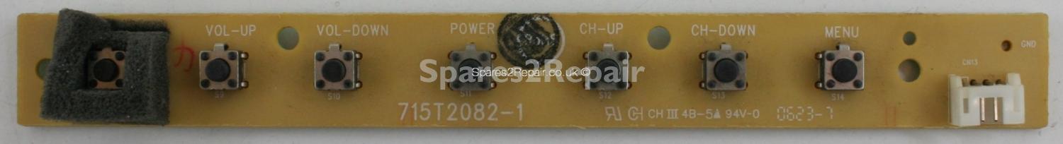 Viewsonic N2060W - Buttons - 715T2082-1